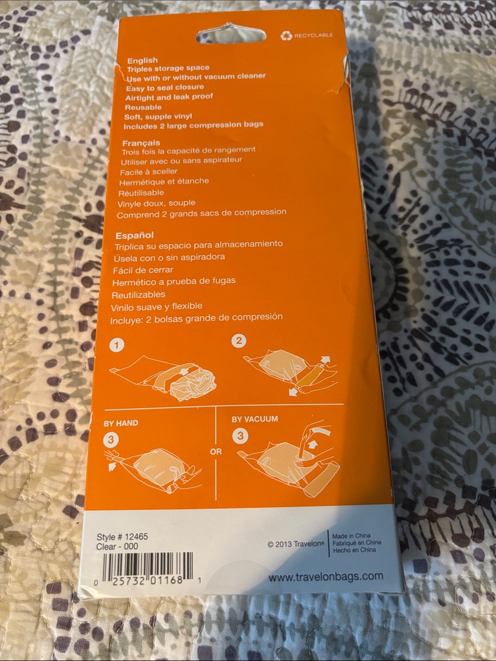 Travelon Compression Packing Bags - Picture 2 of 3